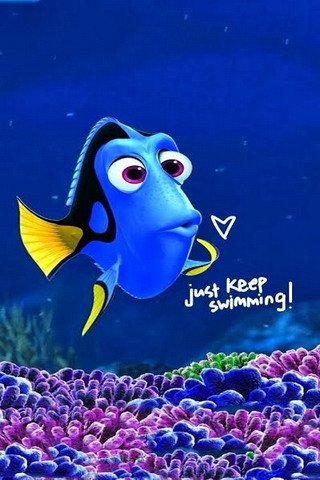 85751-just-keep-swimming-android-wallpaper